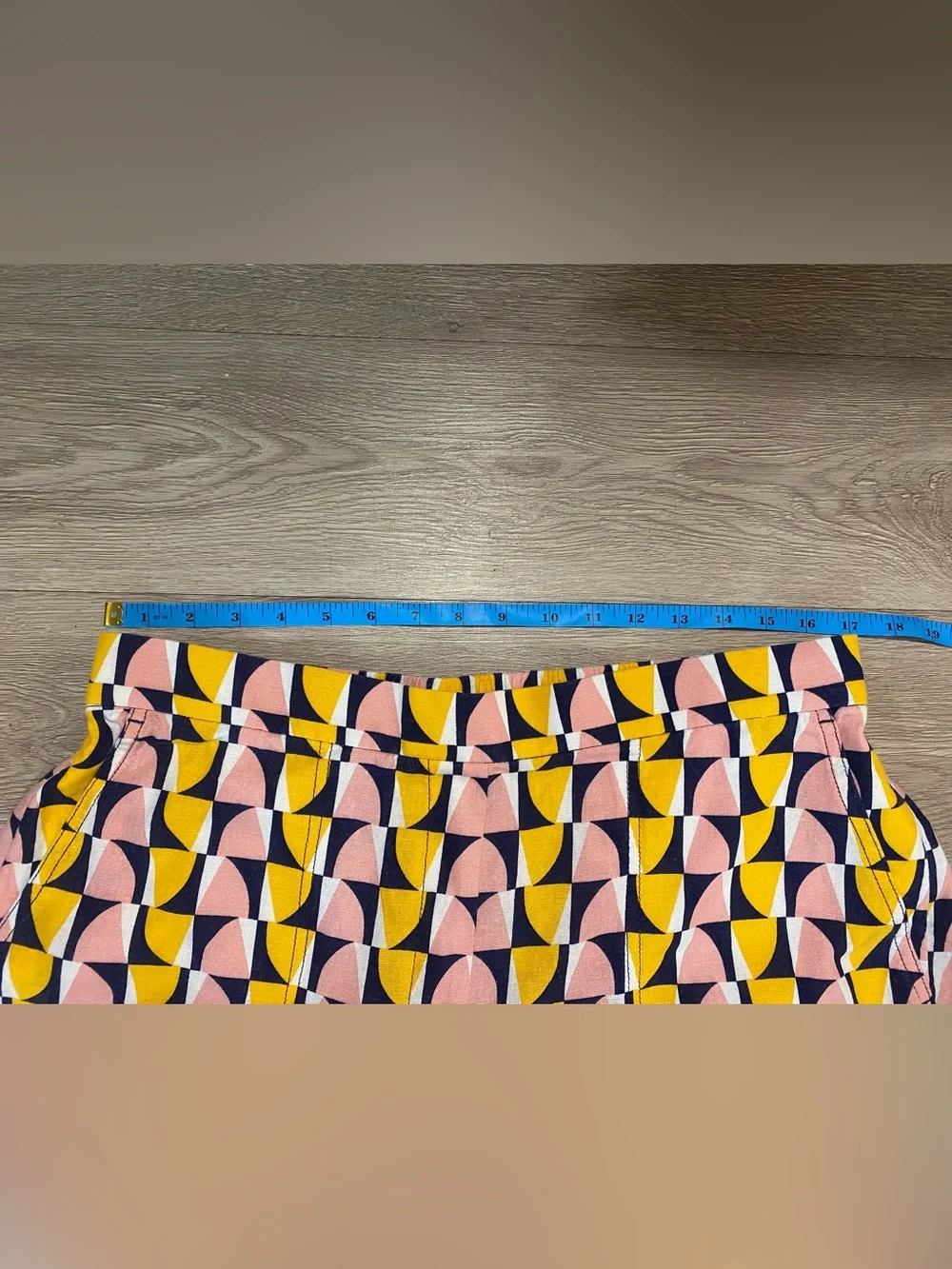 Banana Republic Linen Blend Geometric Print Set ~ Size Large